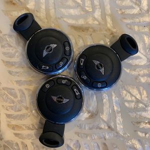 3 Mini Cooper Keyless Remote Controls.